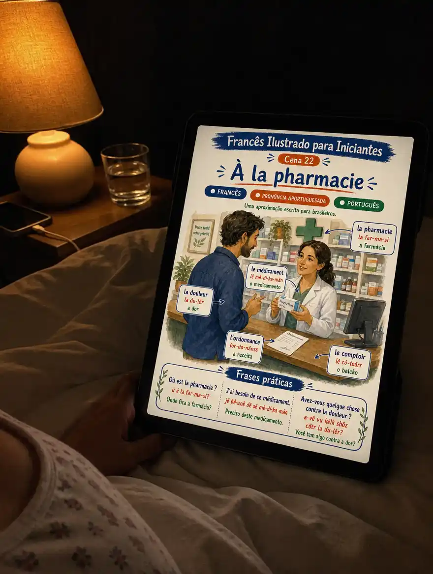 Francês Ilustrado sendo usado 1